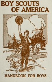 Cover of Boy Scouts Handbook (First Edition, 1911)